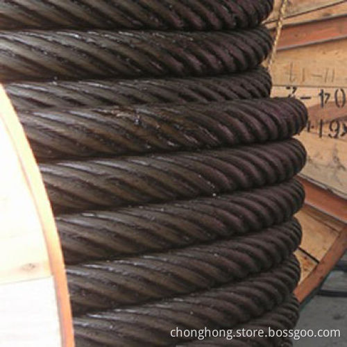 Zinc Coated/Drawn Galvanized Steel Wire Ropes, Made of FC or IWRC Core, Zinc Coating Finish